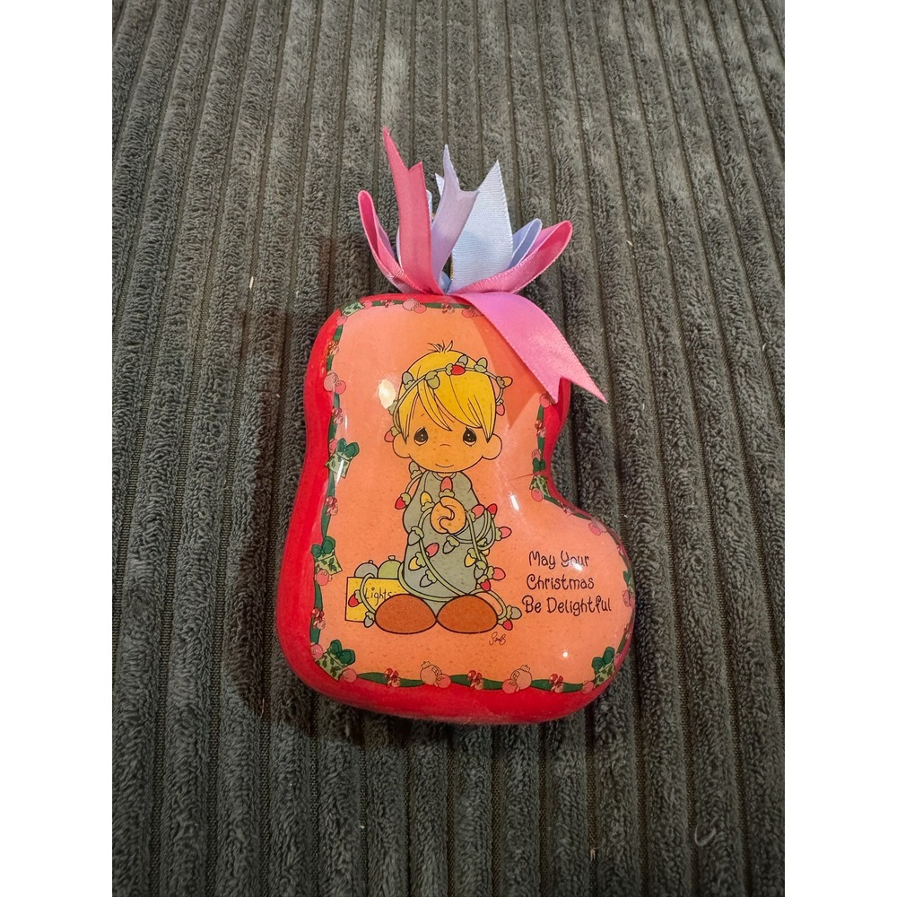 Precious‎ Moments Christmas Ornament Stocking May Your Christmas Be Delightful
